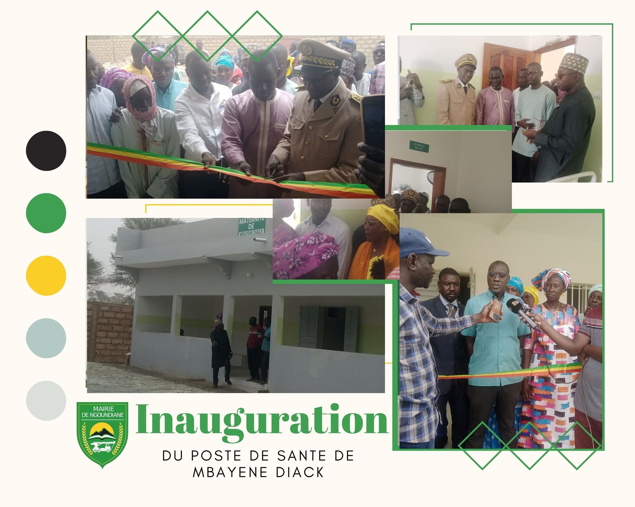 Inauguration du Poste de Santé de Mbayène Diack